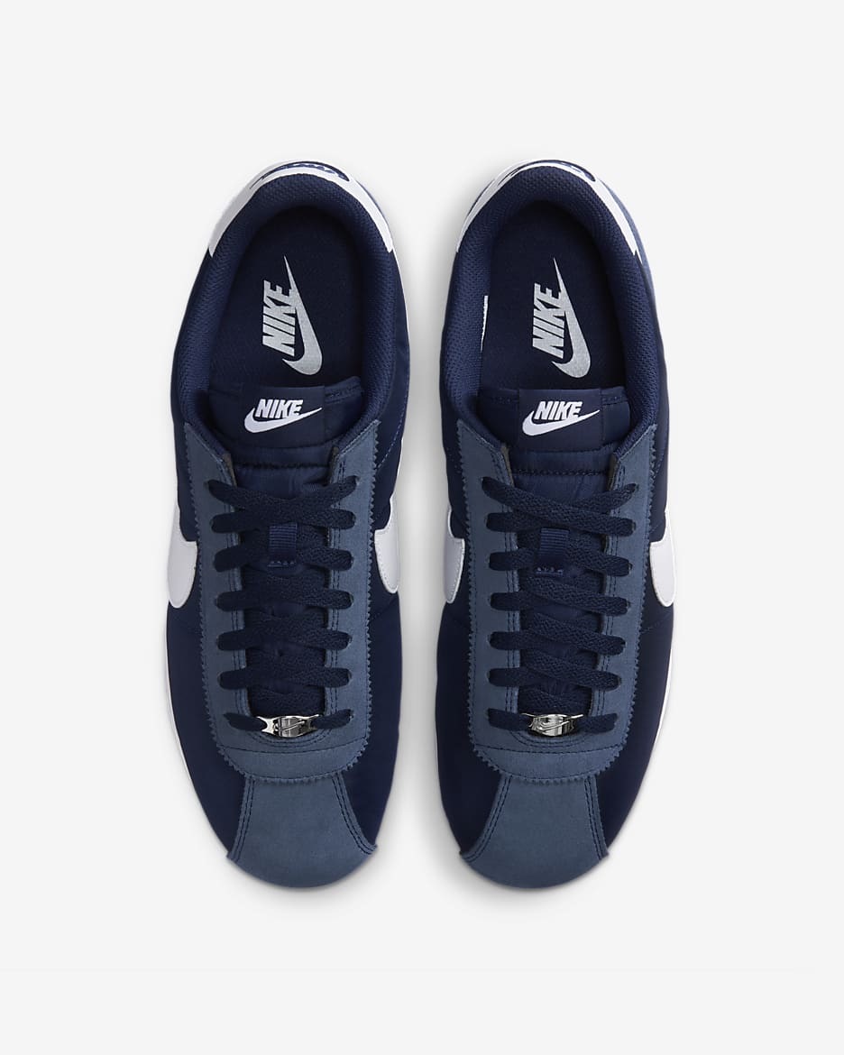 Nike cortez mens blue suede best sale